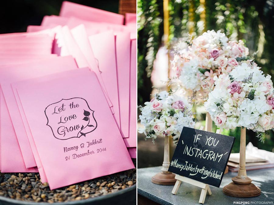จัดดอกไม้งานแต่ง ที่ Little Tree Garden