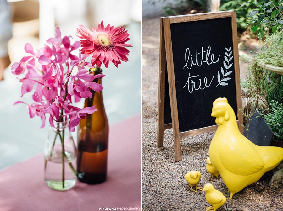 จัดดอกไม้งานแต่ง ที่ Little Tree Garden
