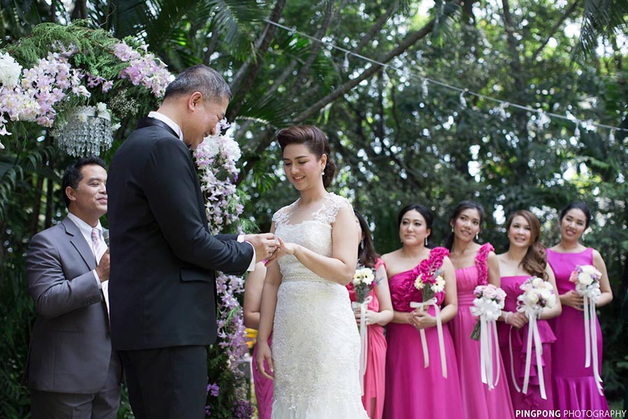 จัดดอกไม้งานแต่ง ที่ Little Tree Garden