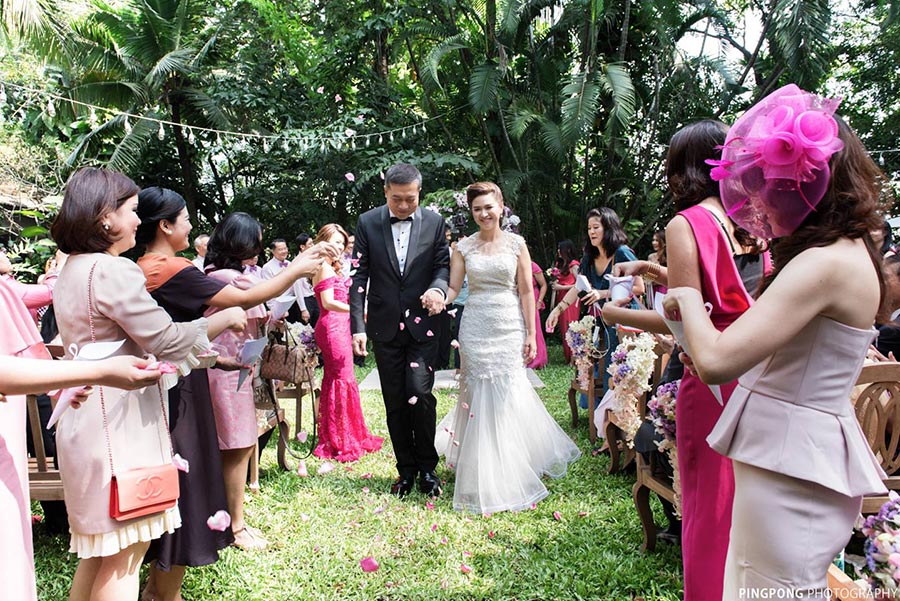 จัดดอกไม้งานแต่ง ที่ Little Tree Garden