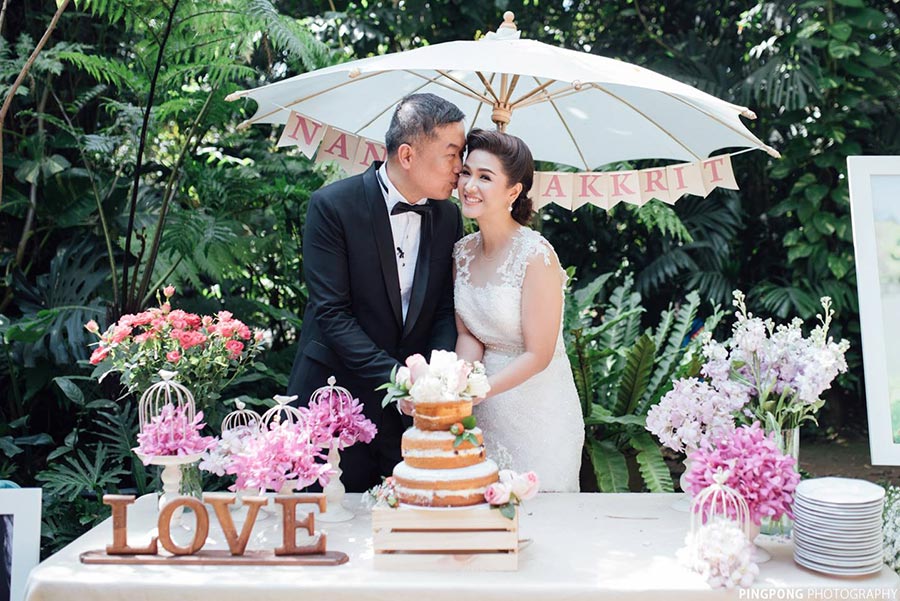 จัดดอกไม้งานแต่ง ที่ Little Tree Garden