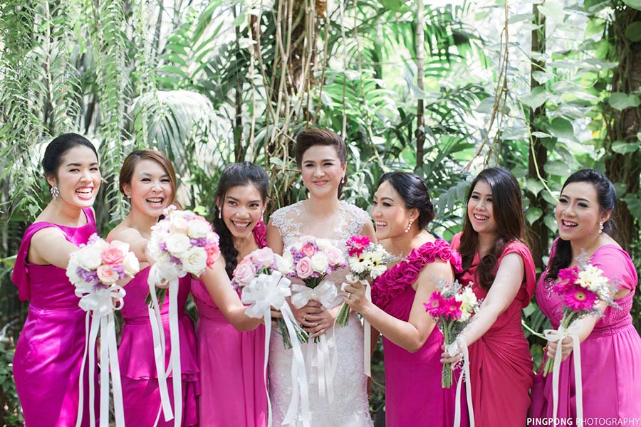 จัดดอกไม้งานแต่ง ที่ Little Tree Garden