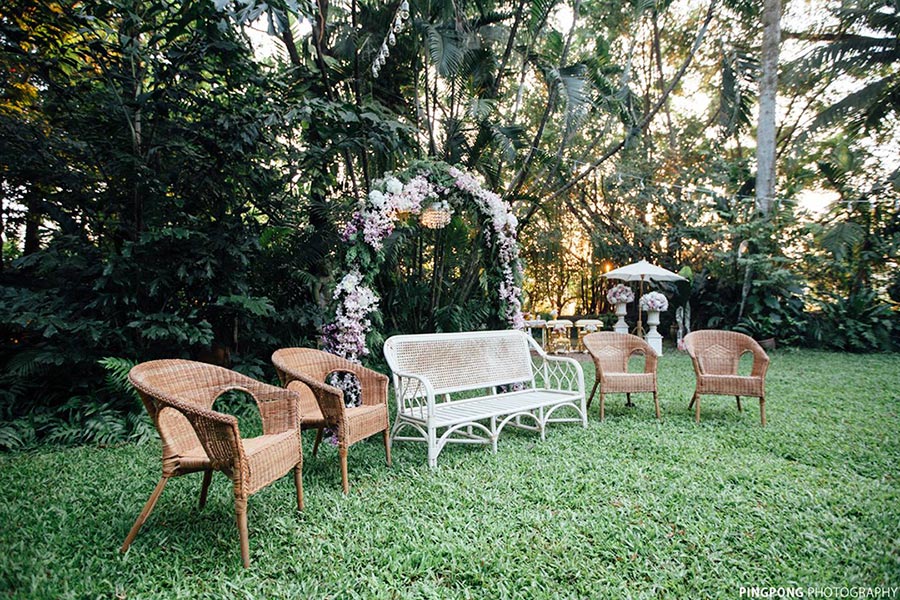 จัดดอกไม้งานแต่ง ที่ Little Tree Garden