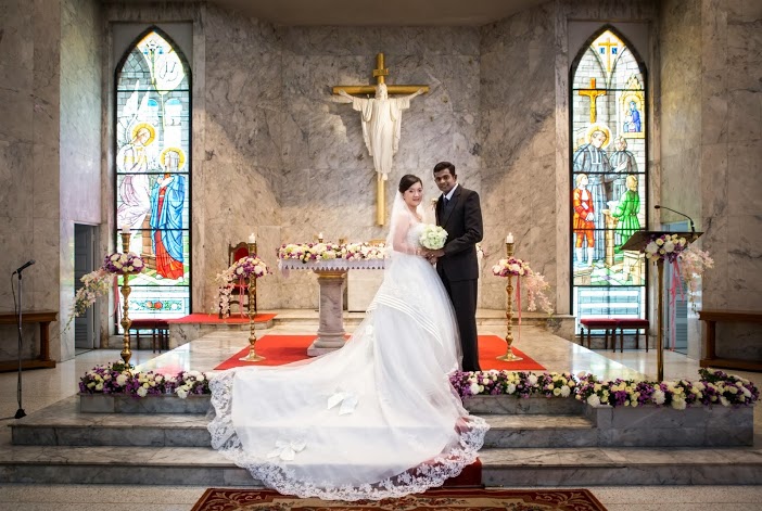 wedding at Assumption Cathedral Church