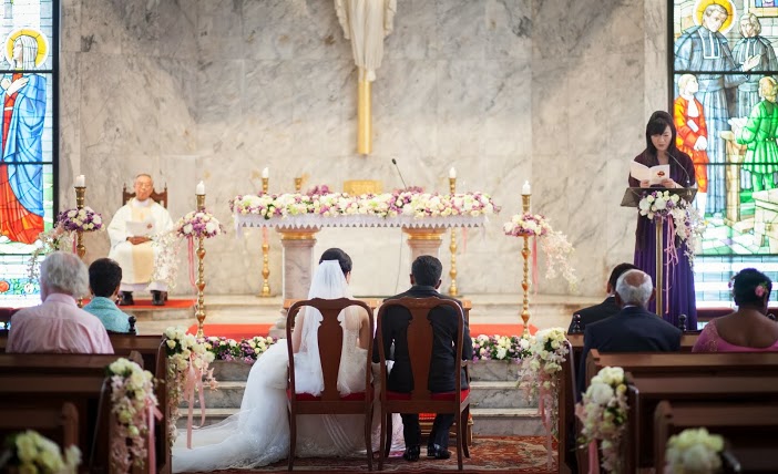 wedding at Assumption Cathedral Church