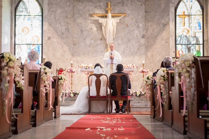 wedding at Assumption Cathedral Church
